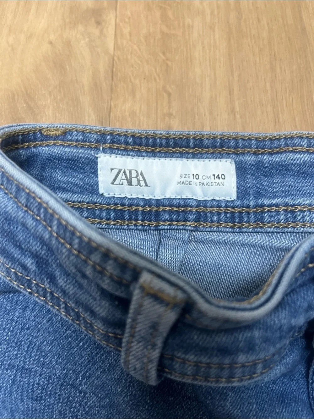 Zara Girl’s Wide Leg High-Rise Jeans size 10